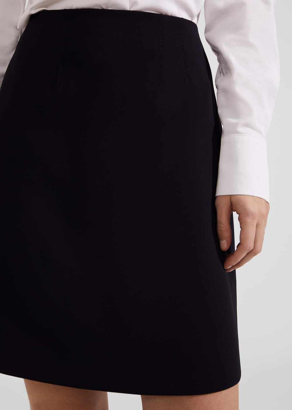 Stevie A Line Skirt, Navy, hi-res