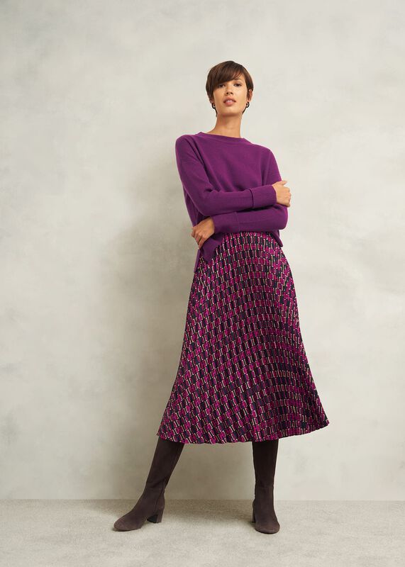 Kayla Pleated Skirt