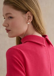 Tali Textured Top, Berry Pink, hi-res