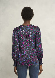 Tasha Blouse, Black Multi, hi-res