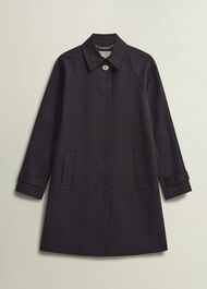 Vivienne Shower Resistant Trench Coat, Black, hi-res