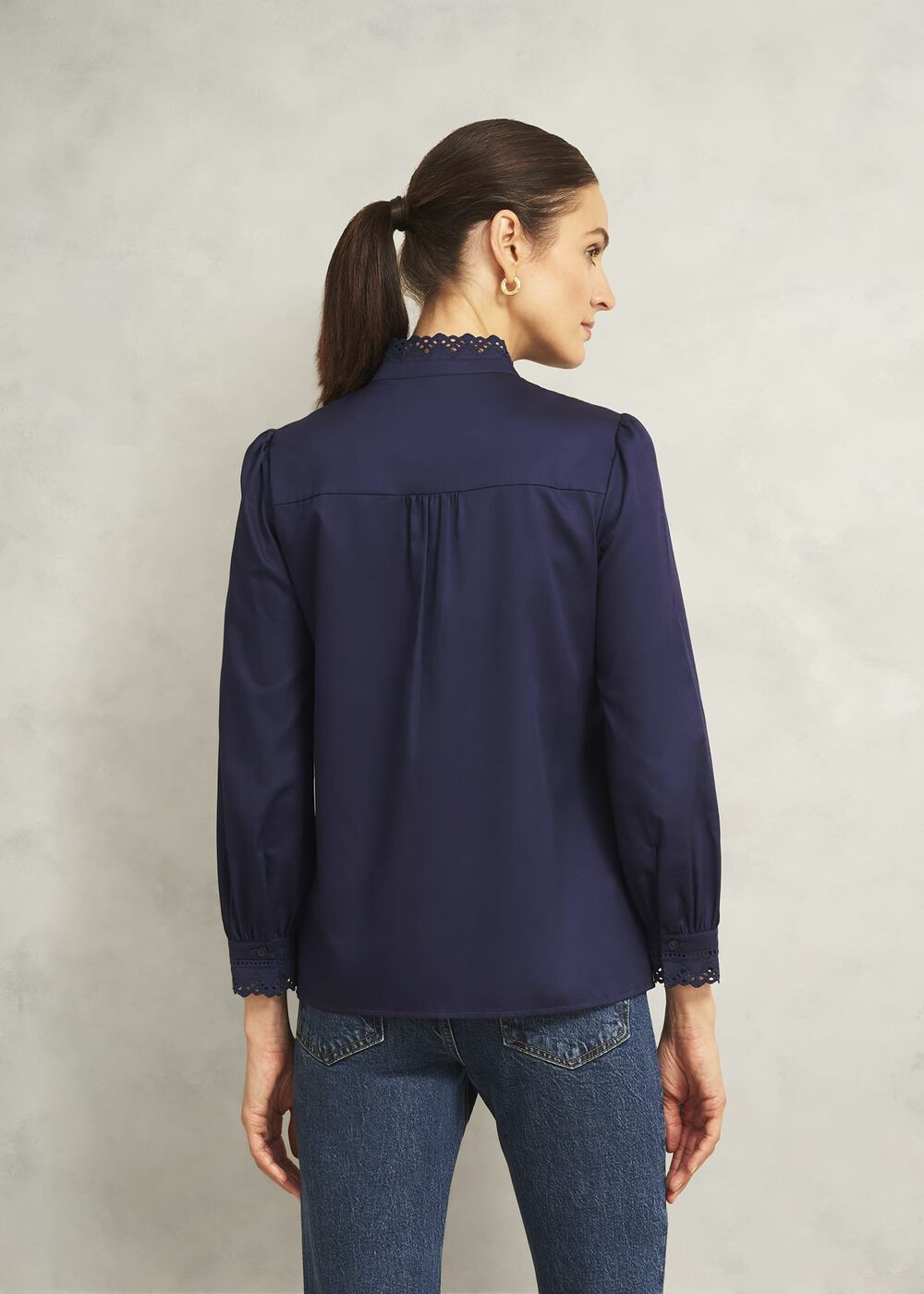 Cici Blouse, True Navy, hi-res