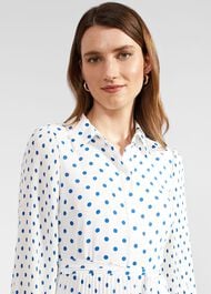 Tallulah Dress, Ivory Blue, hi-res