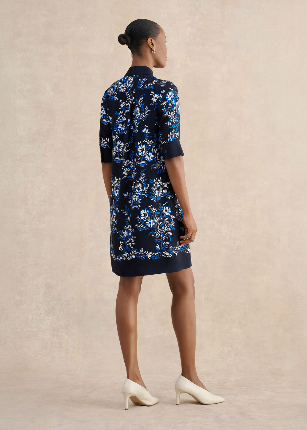 Marciella Dress, Navy Multi, hi-res