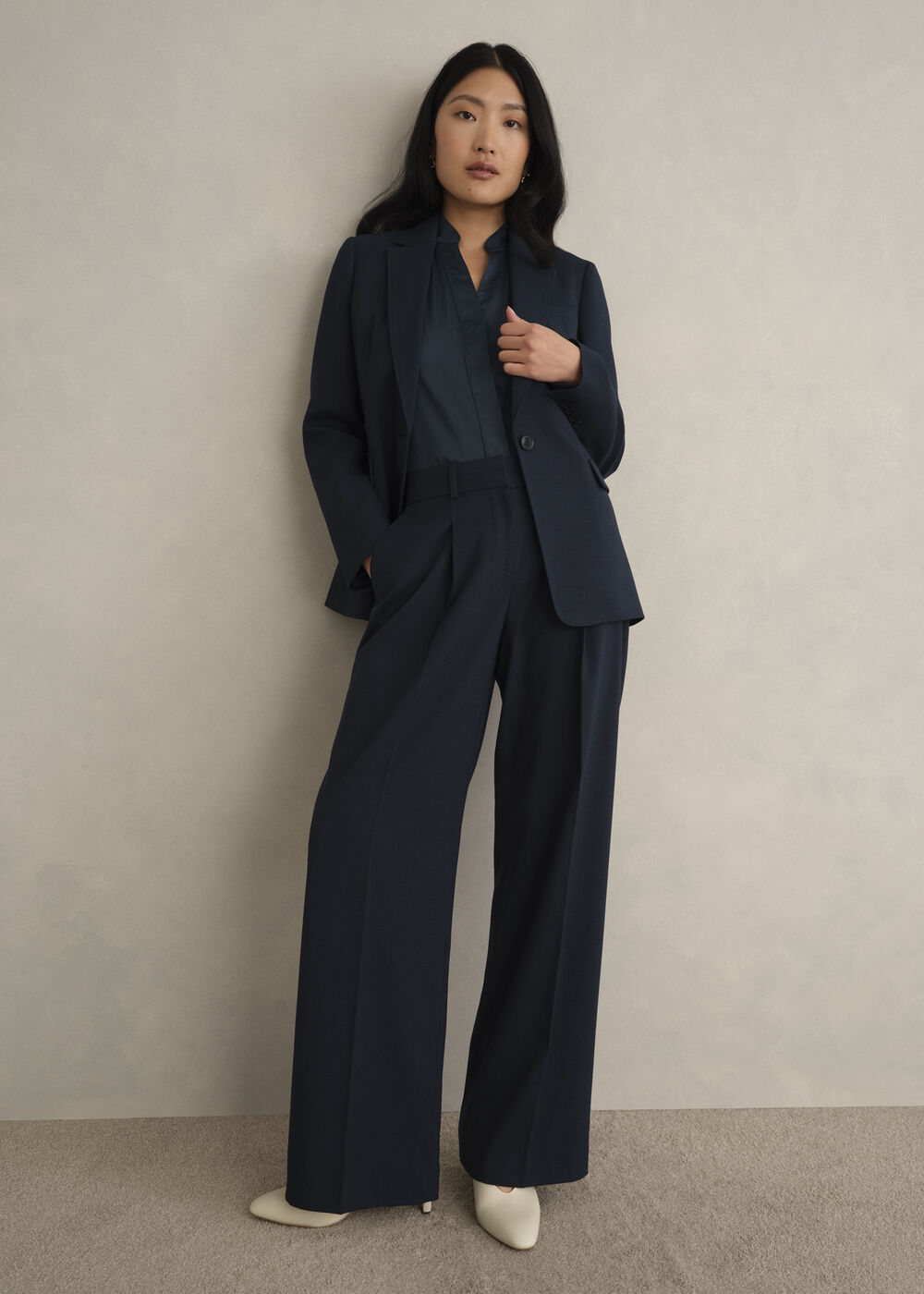 Gwen Blouse, Slate Blue, hi-res