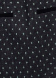 Sarah Wool Dress, Navy Green, hi-res