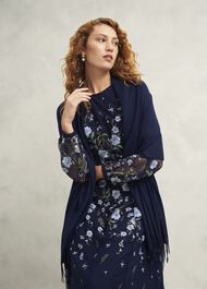 Matilda Scarf, Midnight Navy, hi-res