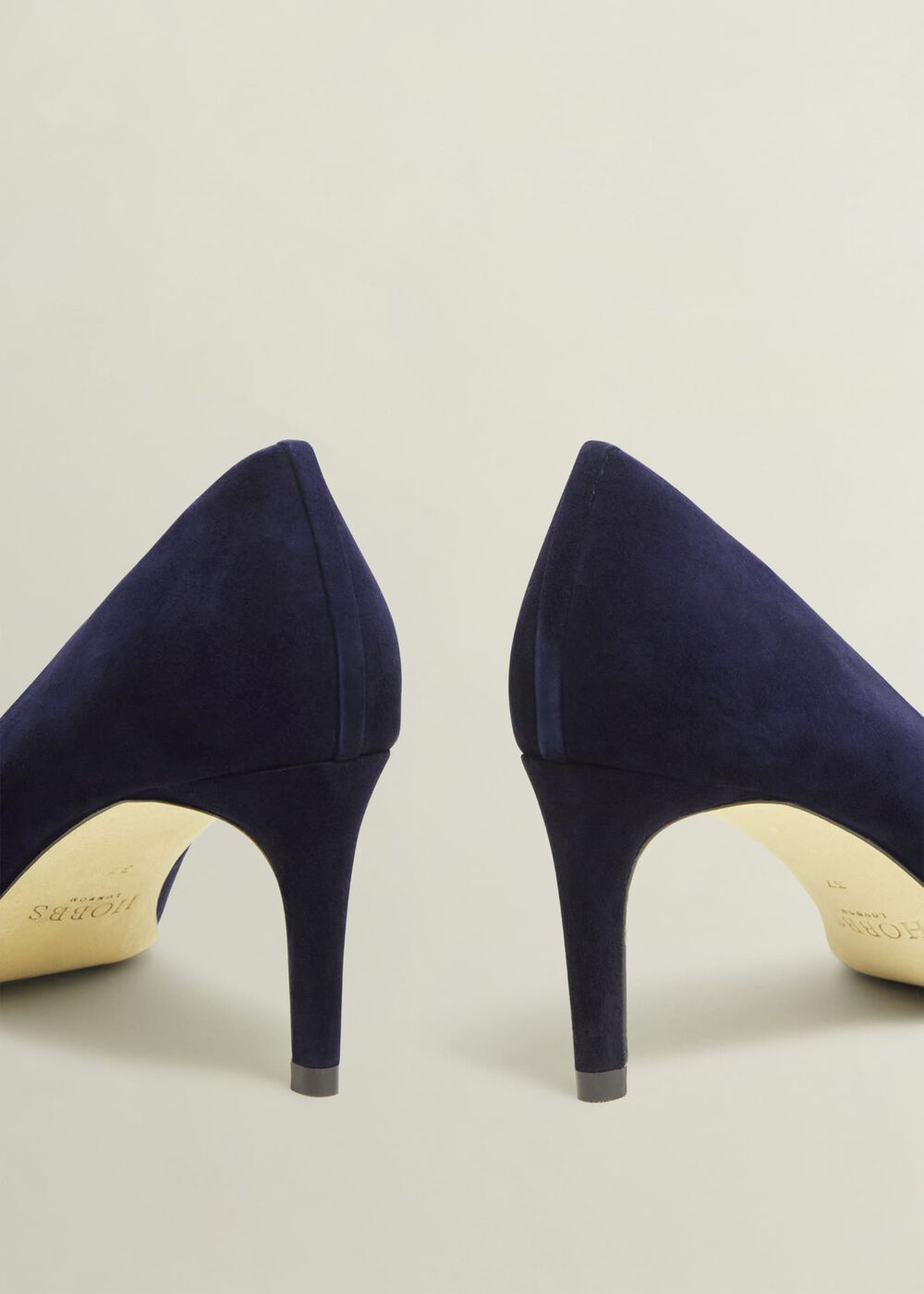 Leila Suede Court Shoes, Midnight, hi-res