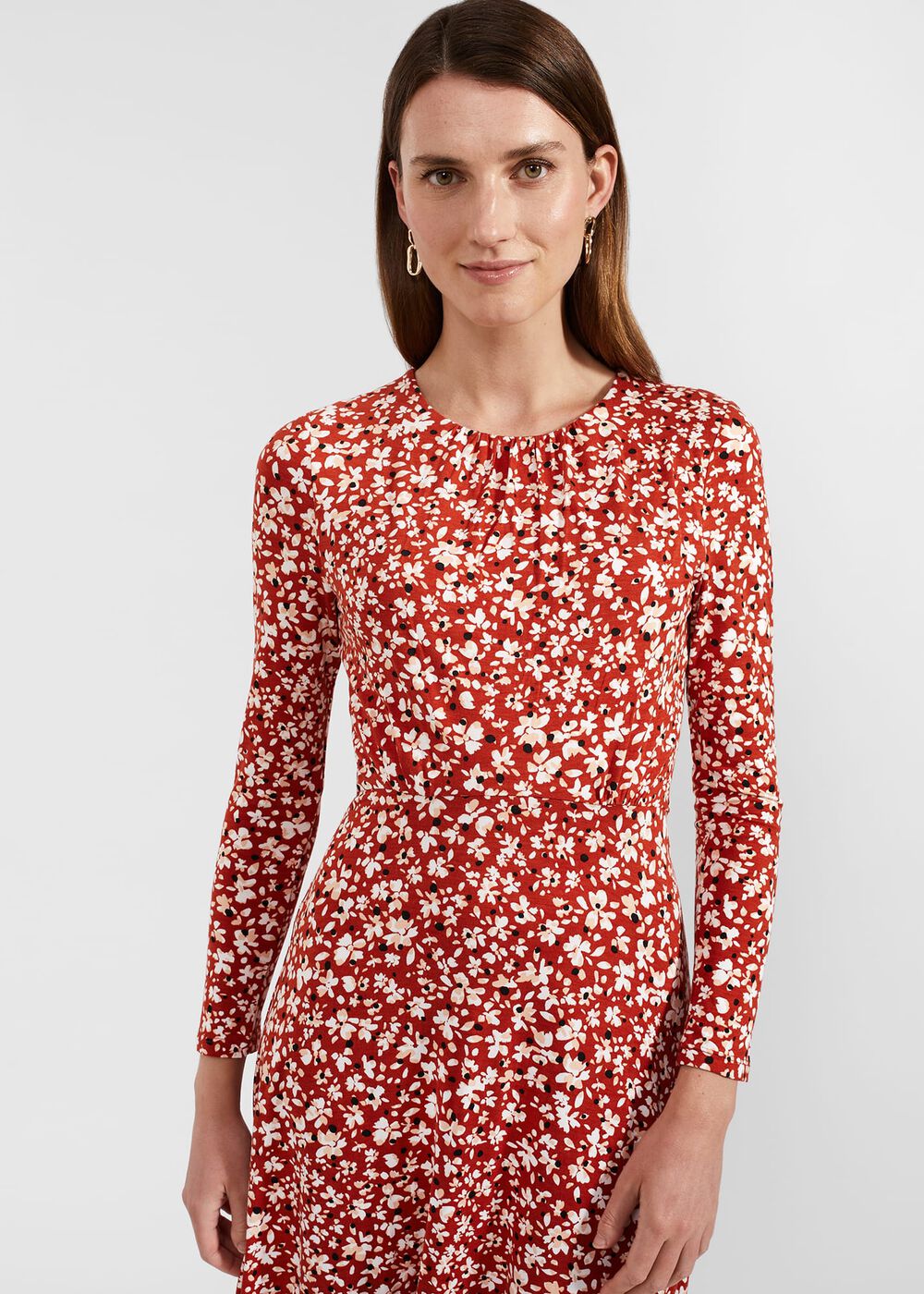 Sian Jersey Dress, Sienna Multi, hi-res