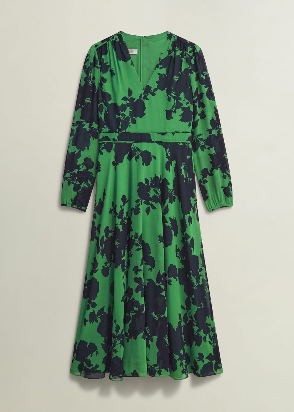 Petite Aurora Dress, Navy Green, hi-res