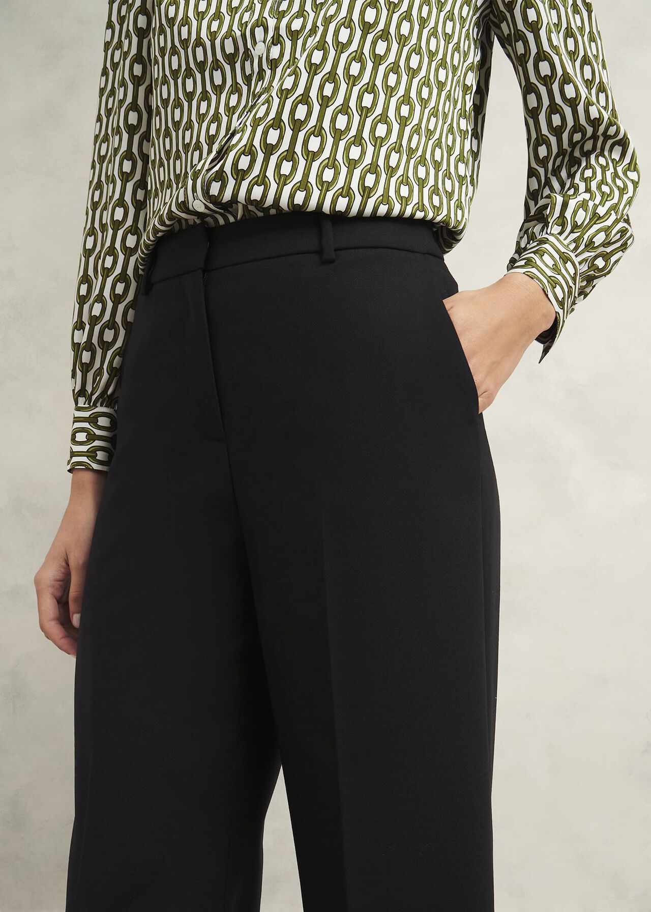 Casey Trousers With Wool, Black, hi-res