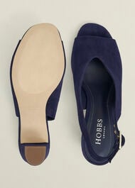 Kali Suede Sandals, Midnight Navy, hi-res