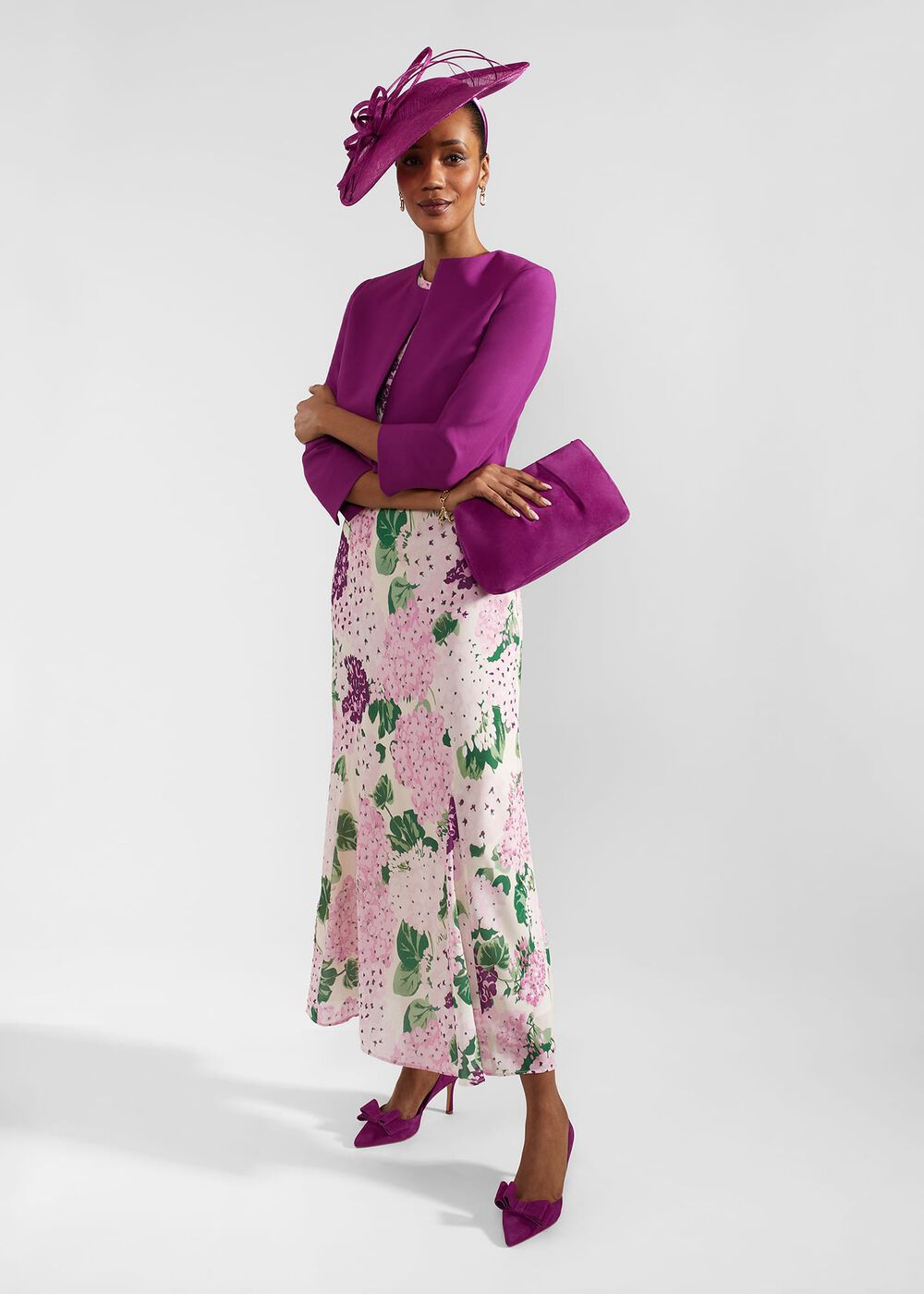 Petite Lalena Dress, Cream Multi, hi-res