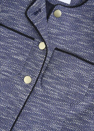 Aleena Tweed Blazer , Navy White, hi-res