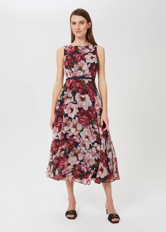 Carly Floral Midi Dress