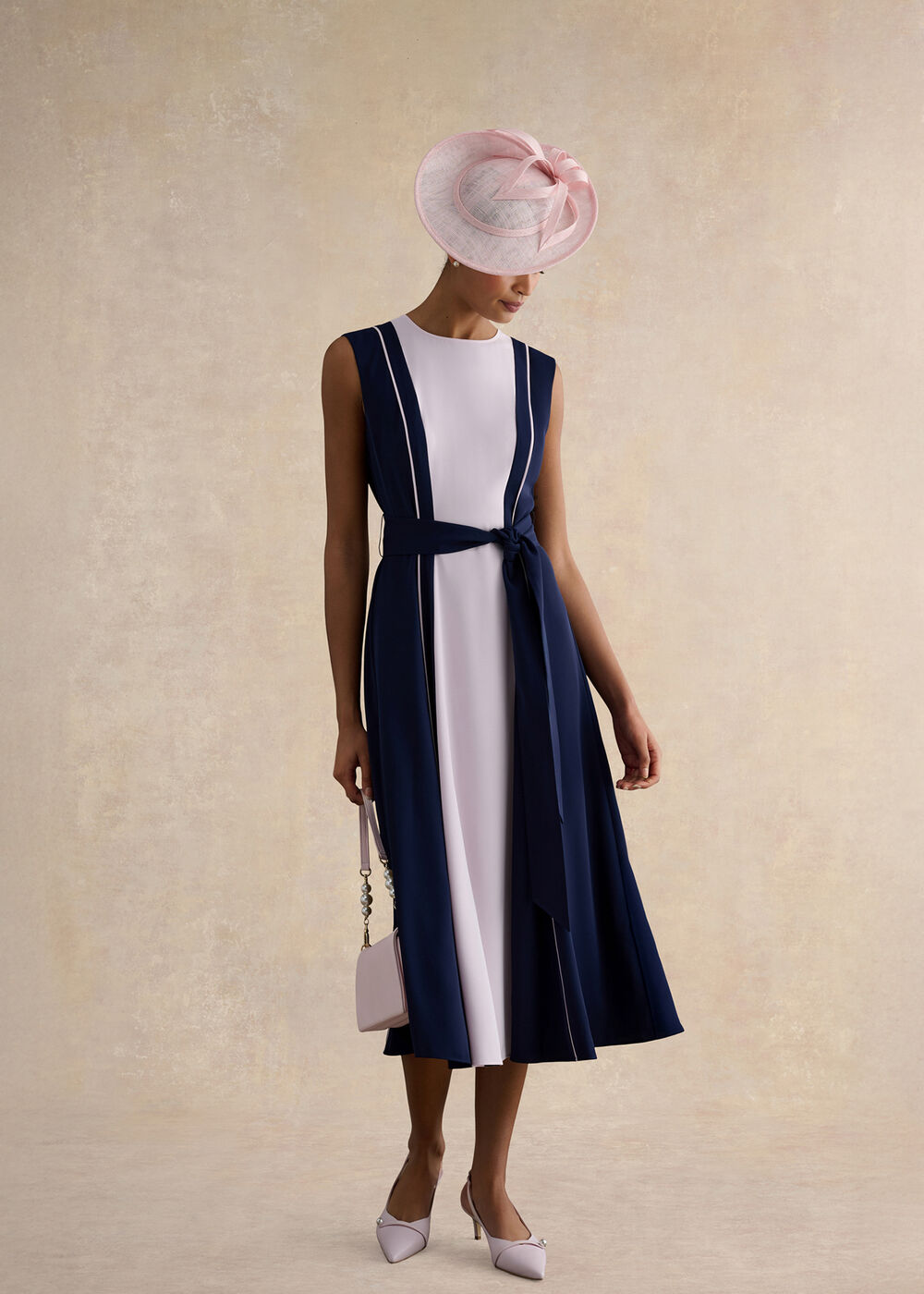 Lorraine Fascinator, Pale Pink, hi-res