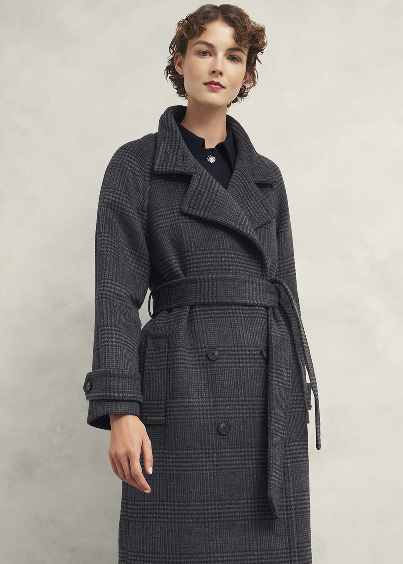 Peckworth Coat With Wool, Grey Multi, hi-res
