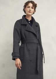 Peckworth Coat With Wool, Grey Multi, hi-res