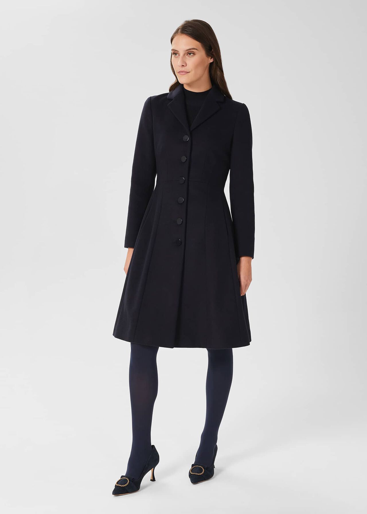 Milly Wool Blend Coat | Hobbs UK