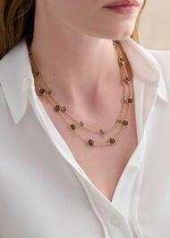 Rosabel Necklace, Gold, hi-res