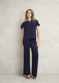 Lulu Embellished Top, Midnight, hi-res