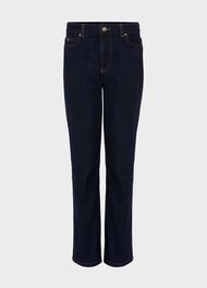 Kat Straight Leg Jeans, Indigo, hi-res