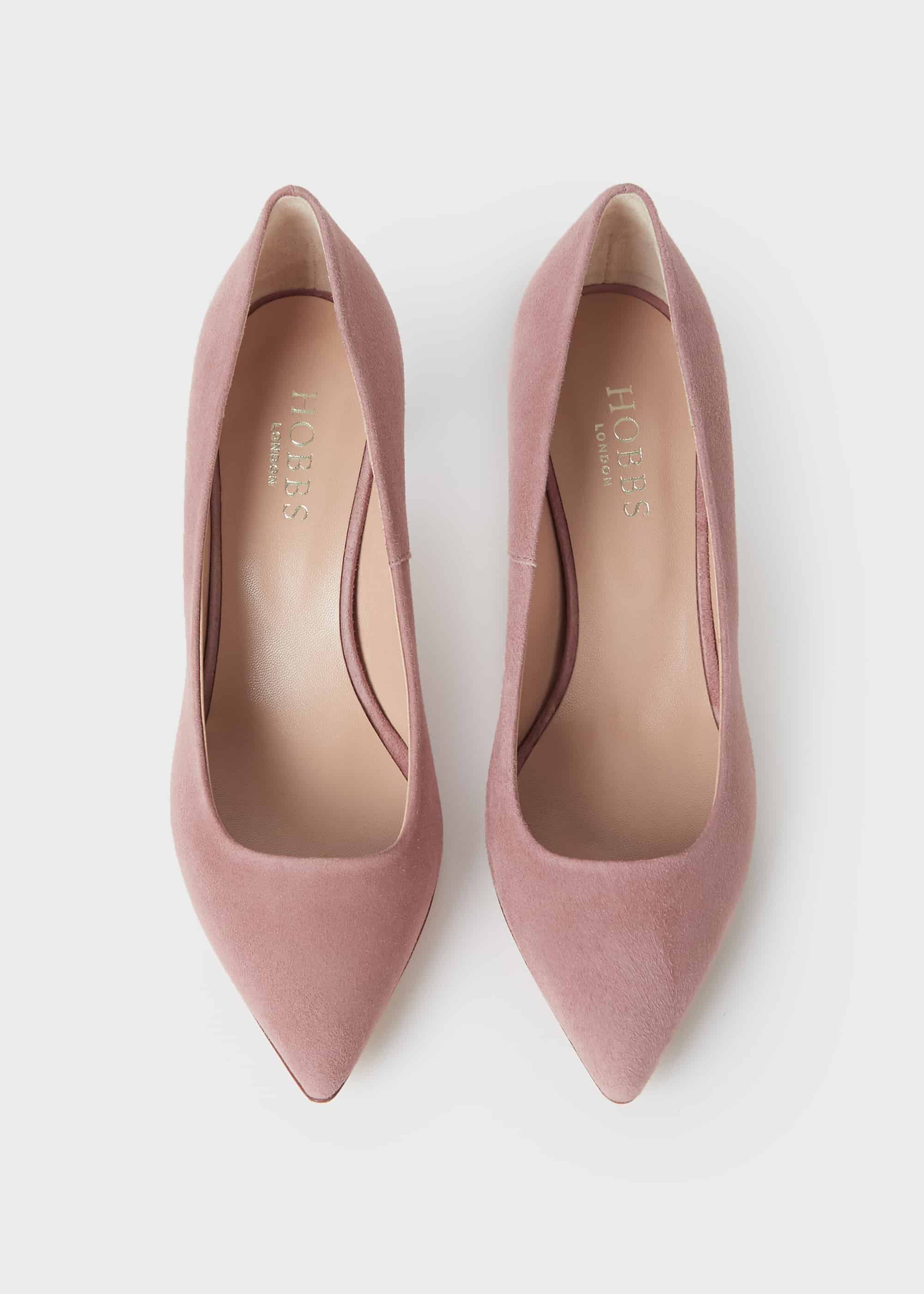dusty pink court shoes