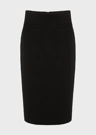 Gabi Tweed Skirt, Black, hi-res