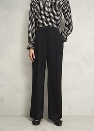 Howley Wide Pants, Black, hi-res