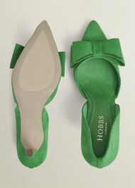 Elva Bow Pumps, Cilantro Green, hi-res