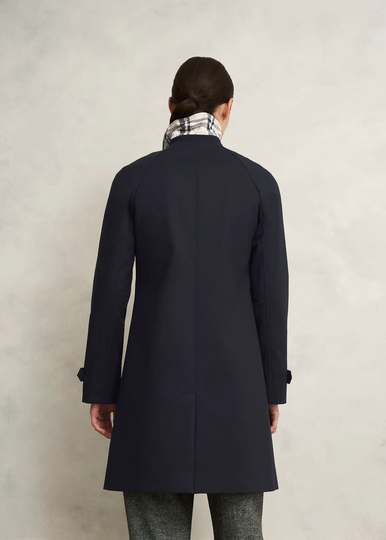 Vivienne Shower Resistant Trench Coat, Navy, hi-res