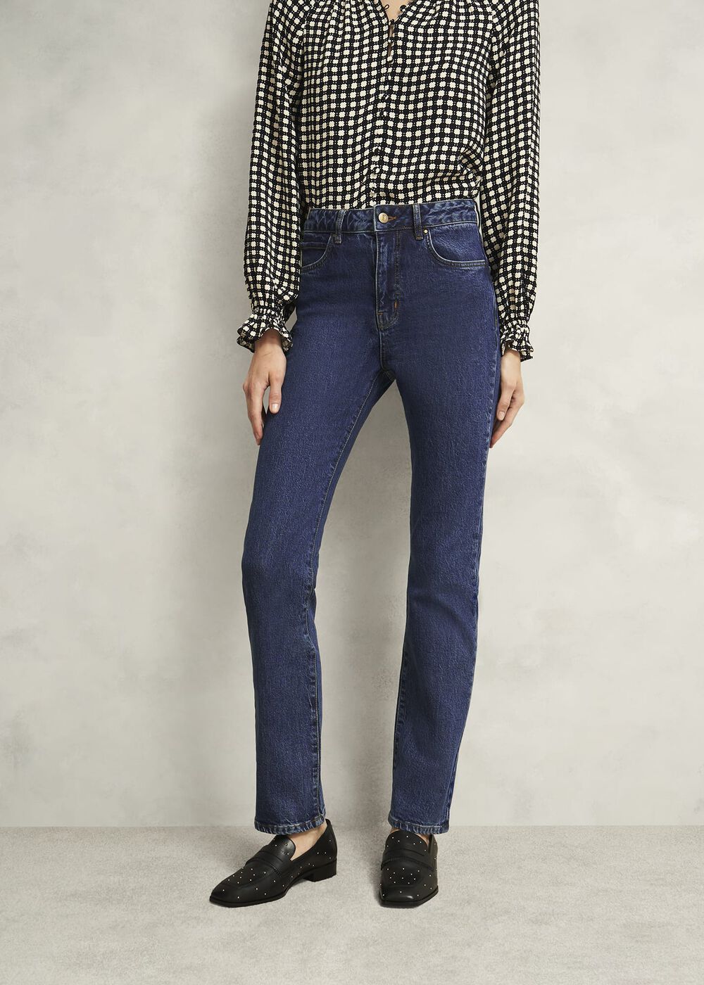 Foley Straight Jeans, Dark Mid Wash, hi-res
