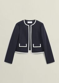 Sally Jacket, Navy Ivory, hi-res