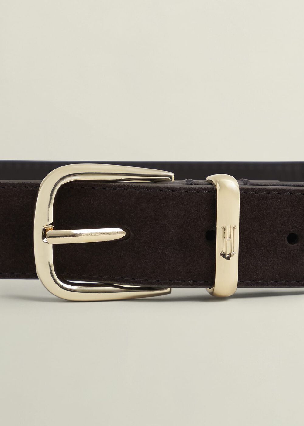 Nima Suede Belt, Chocolate Brown, hi-res