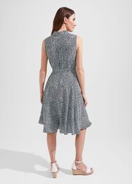 Belinda Dress, Navy Multi, hi-res
