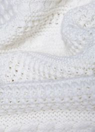 Hadley Cotton Sweater, Ivory, hi-res