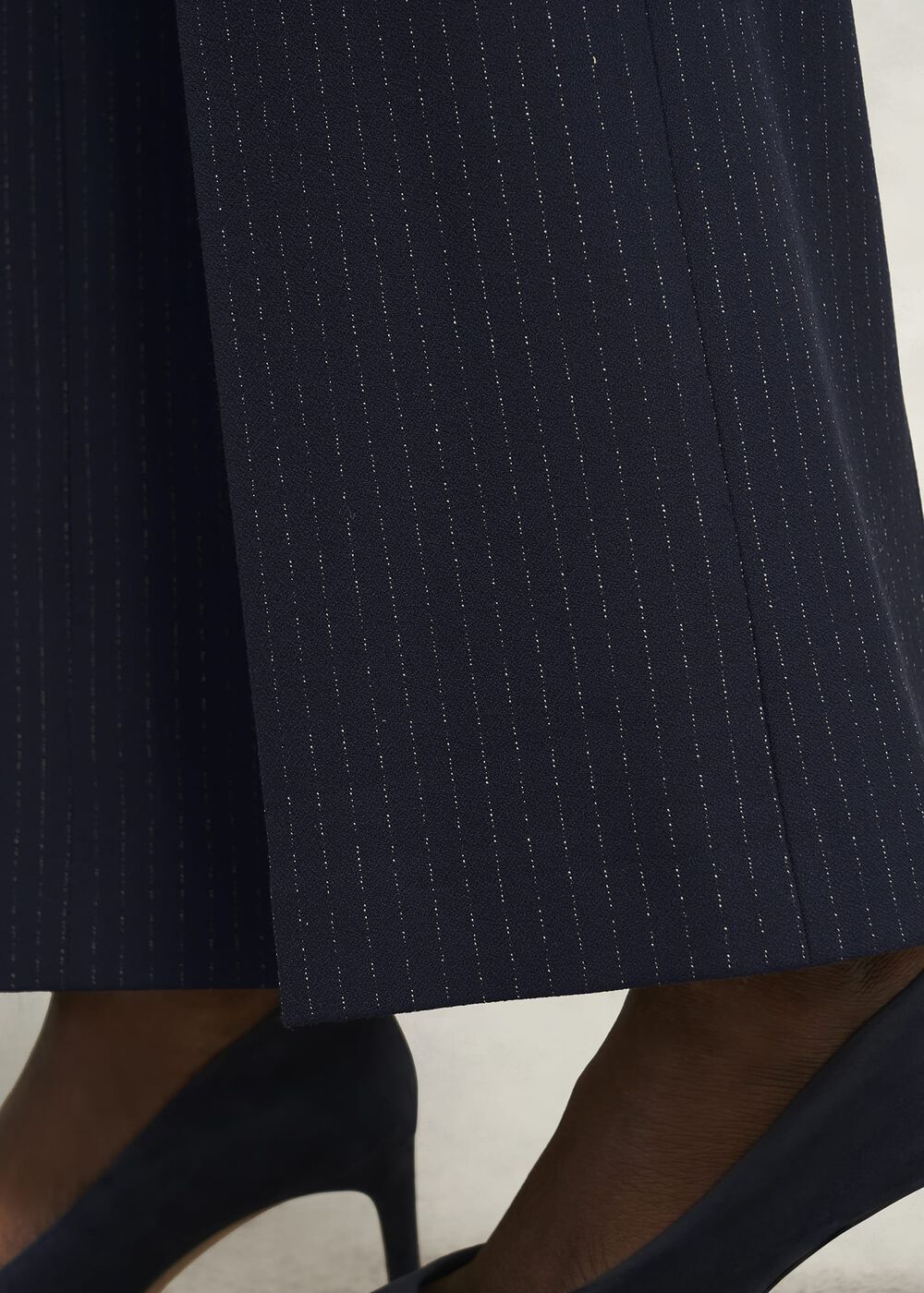 Alisa Wide Pants, Navy Ivory, hi-res
