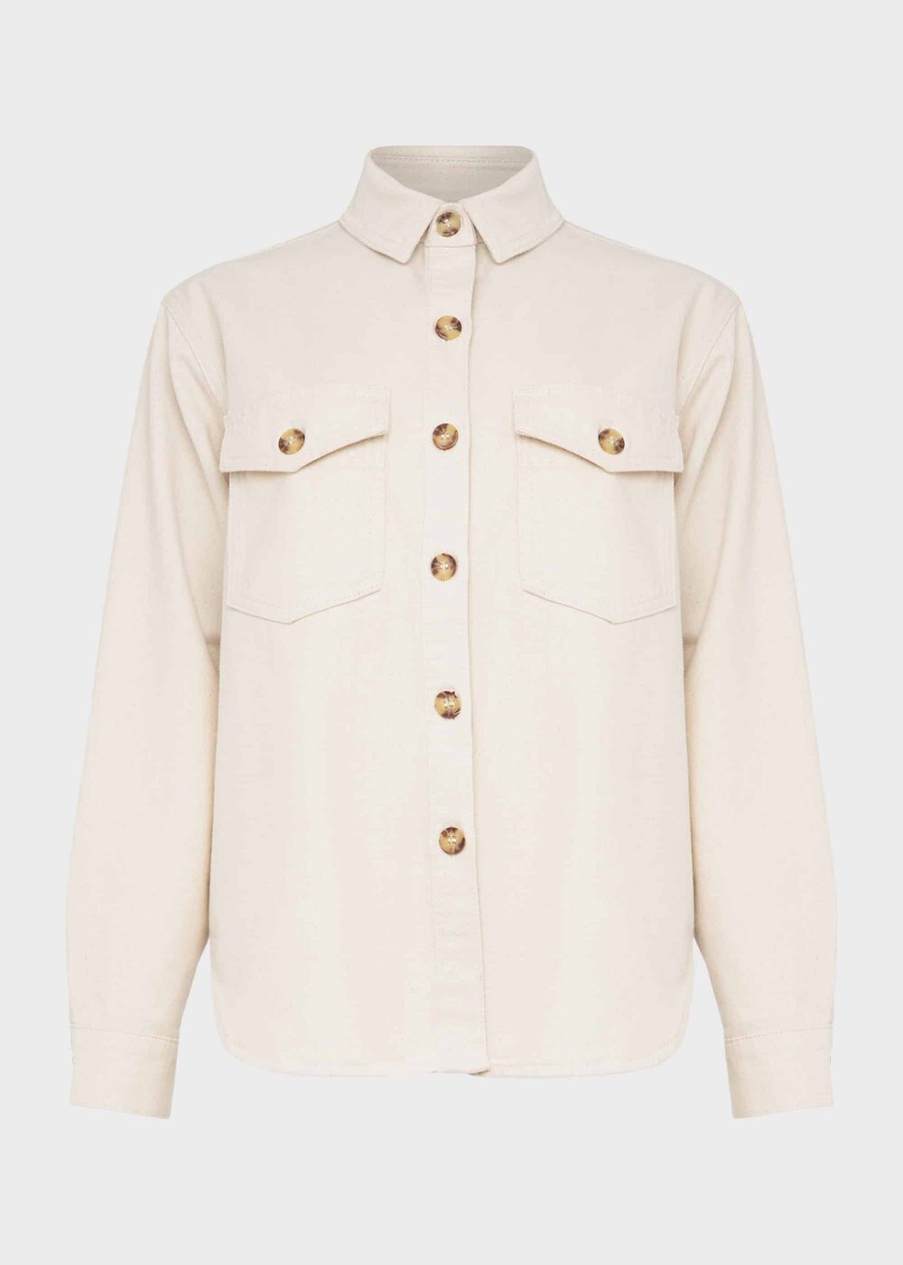 Hensely Shirt Jacket, Natural, hi-res
