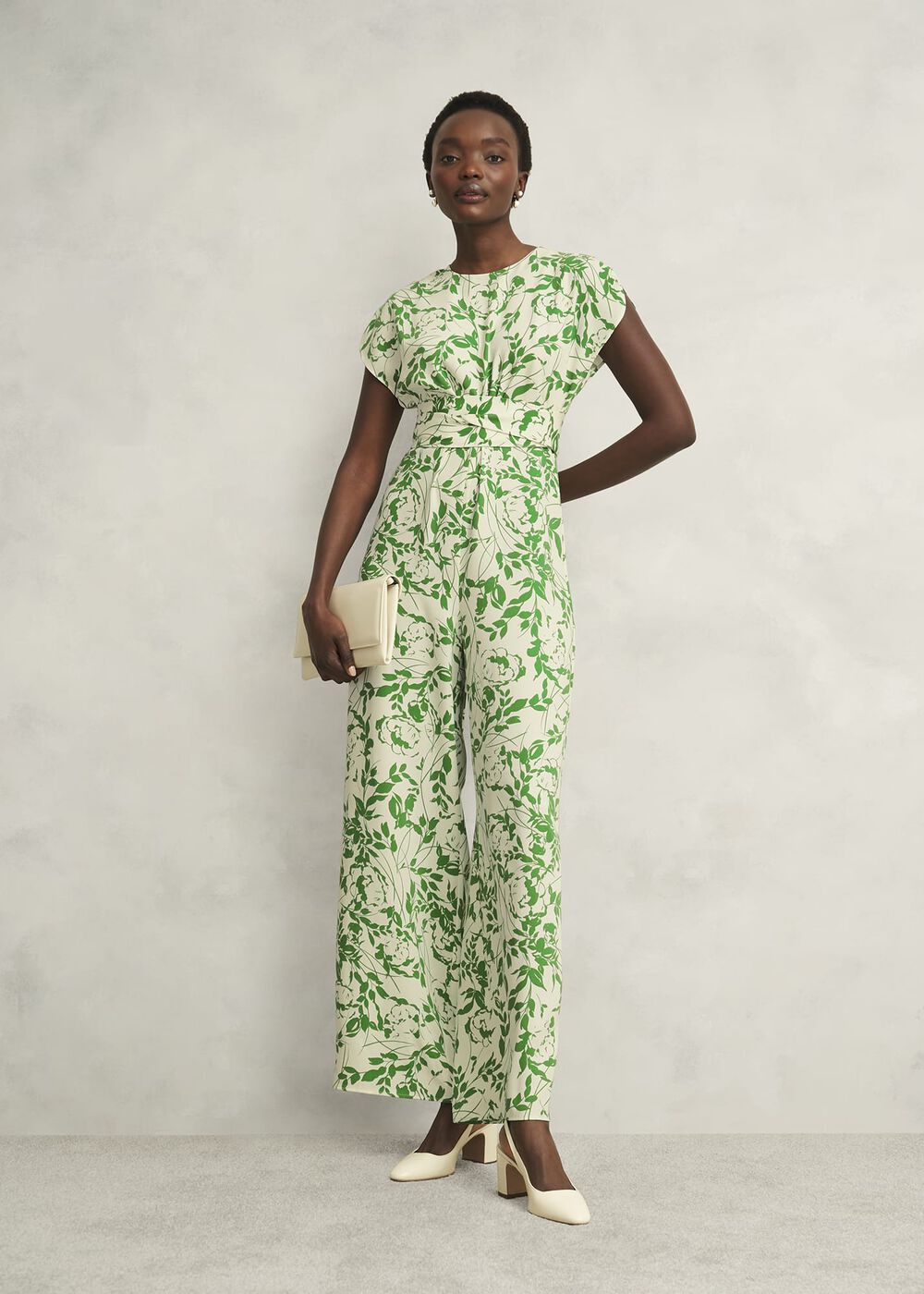 Petite Cressida JumpSuit, Cream Green, hi-res