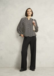 Hewlett Geo Top, Black Cream, hi-res