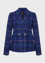 Emberly Wool Jacket, Cobalt Multi, hi-res