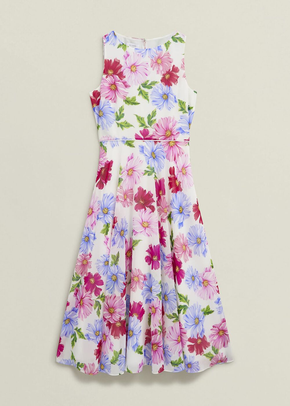 Petite Carly Dress, Ivory Multi, hi-res