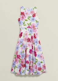 Petite Carly Dress, Ivory Multi, hi-res
