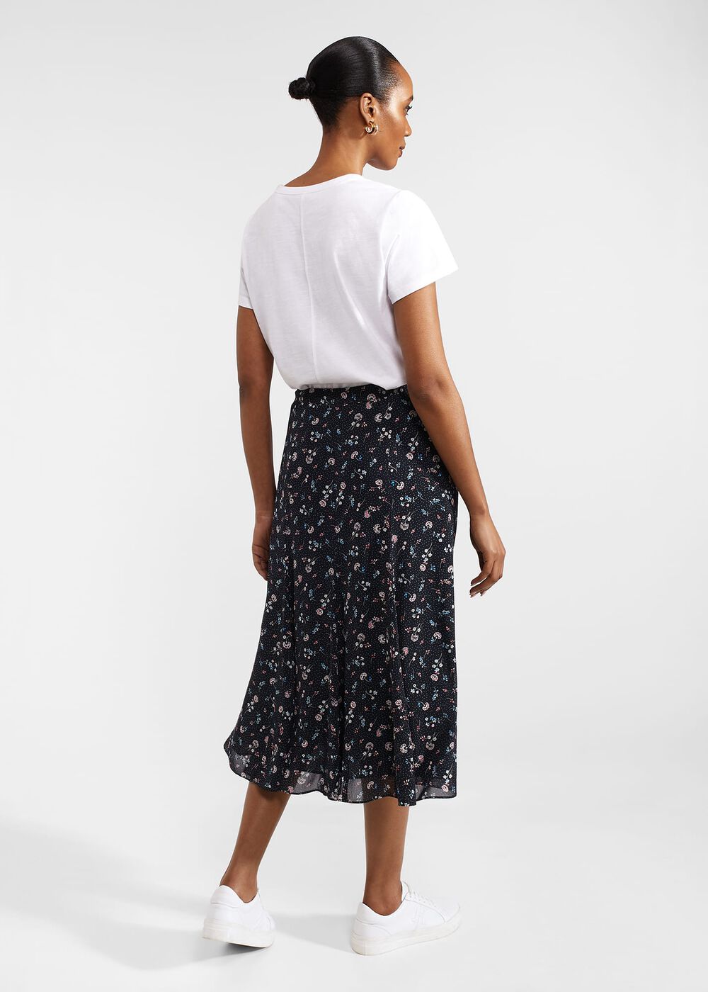 Tess Skirt, Navy Multi, hi-res