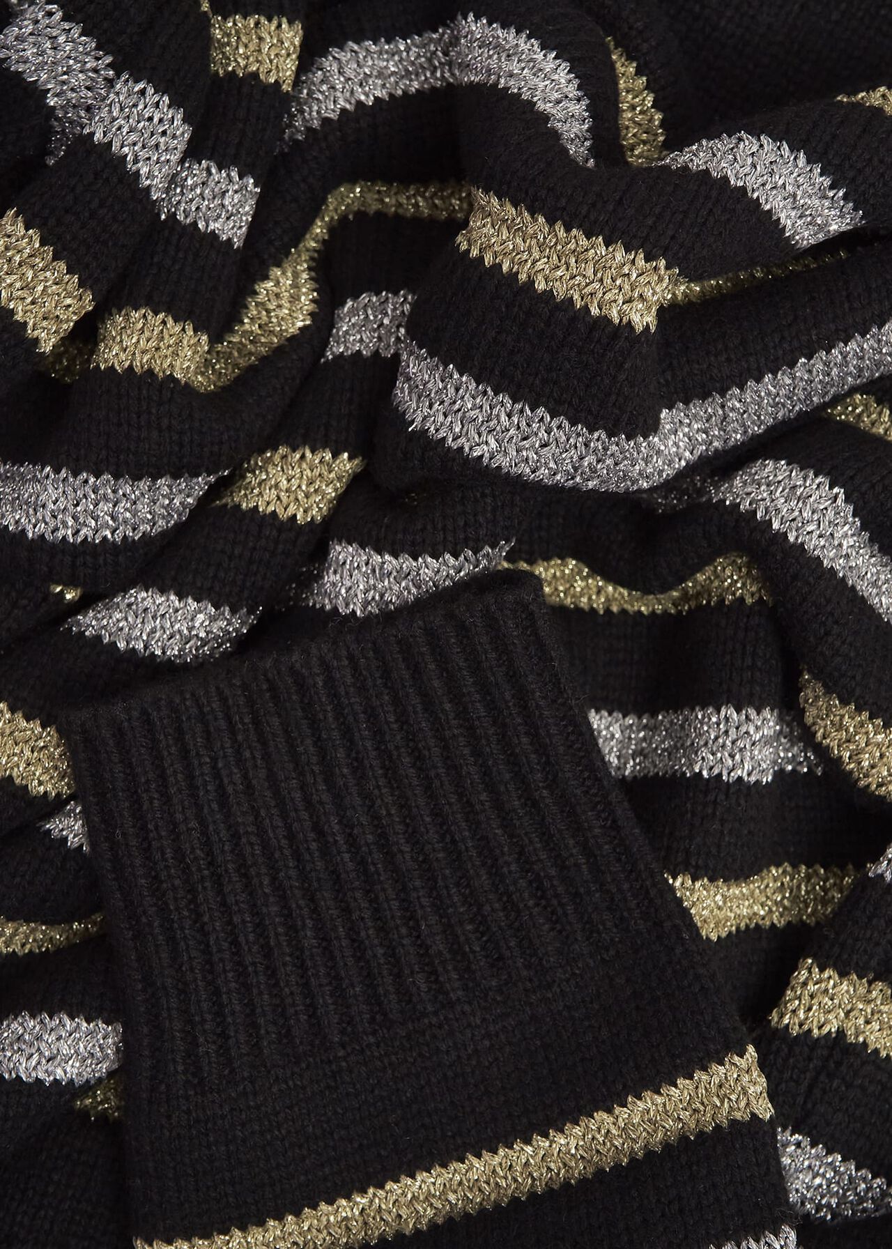 Destiny Sparkle Stripe Sweater , Black Multi, hi-res