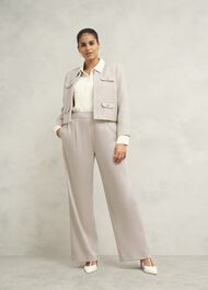 Maisey Embelished Shirt, Ivory, hi-res