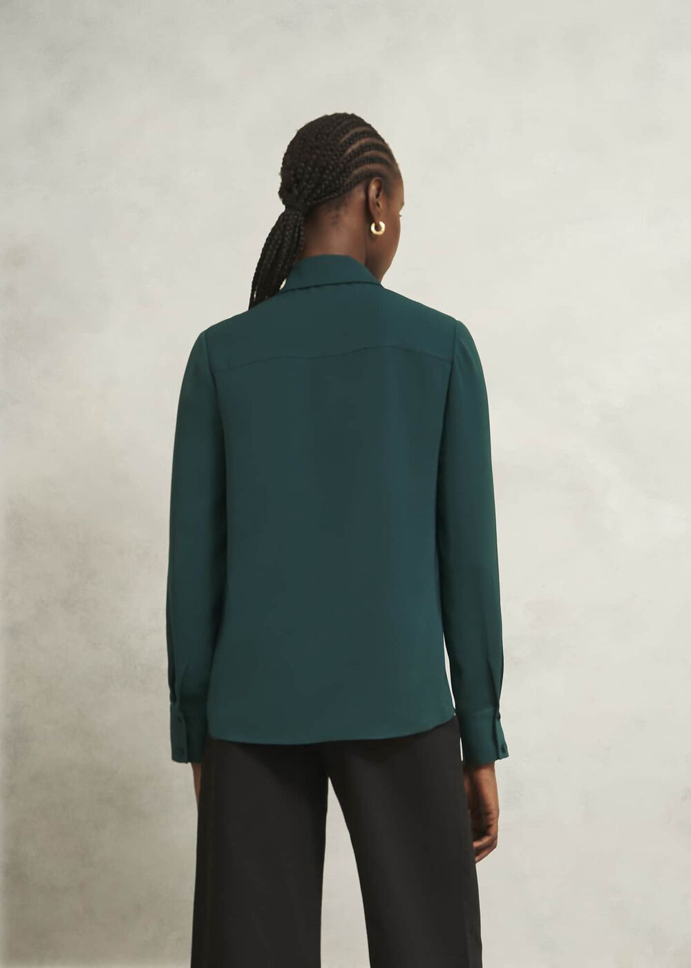 Marie Blouse, Ponderosa Green, hi-res
