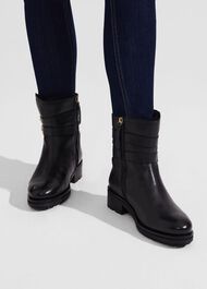 Matilda Ankle Boots, Black, hi-res