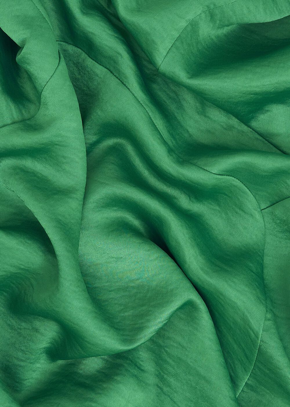 Isobel Satin Midi Dress, Amethyst Green, hi-res