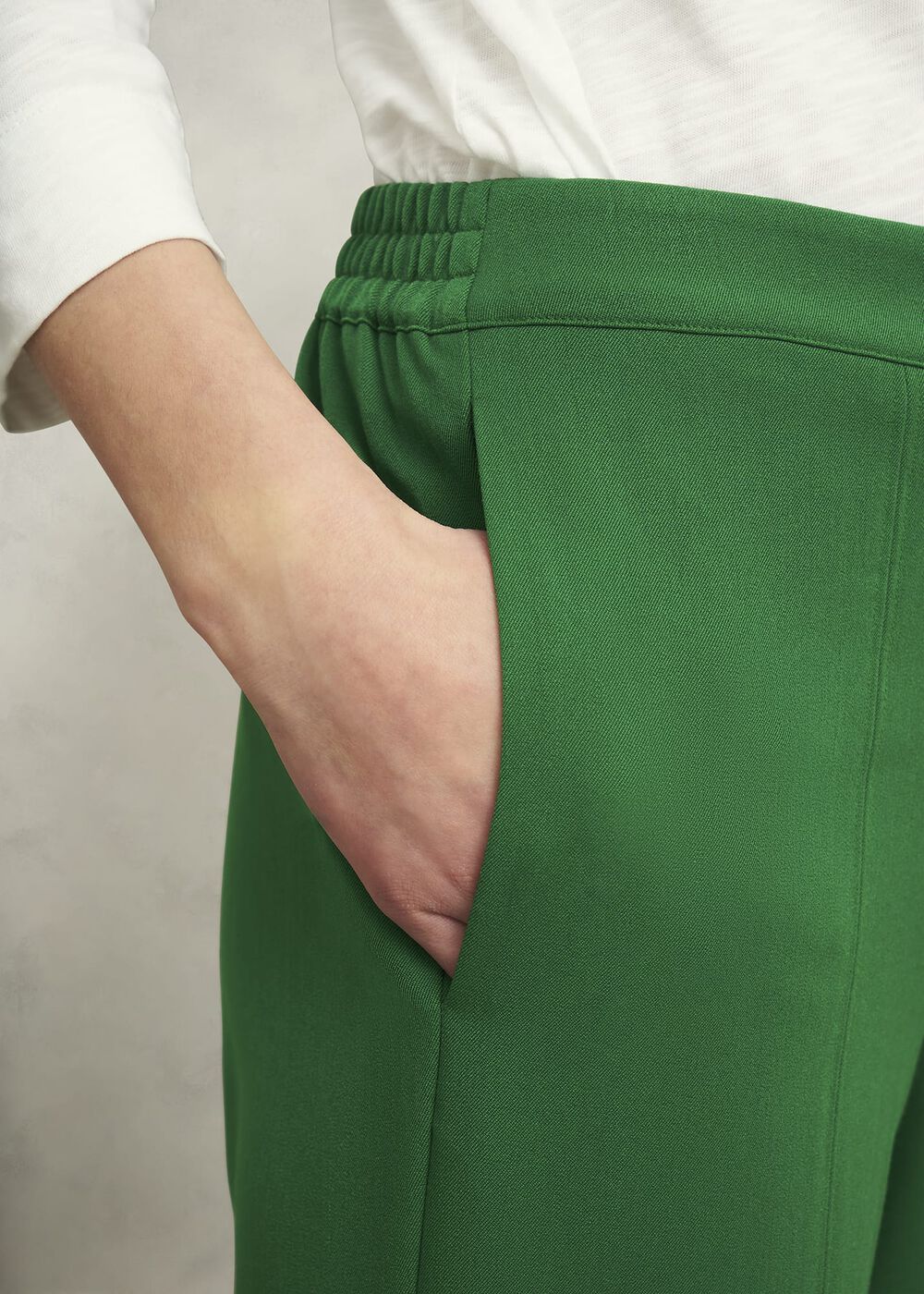 Marina Travel Trousers, Verdant Green, hi-res